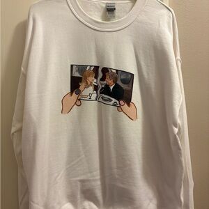 Parent Trap Gildan White Heavy Blend Sweatshirt